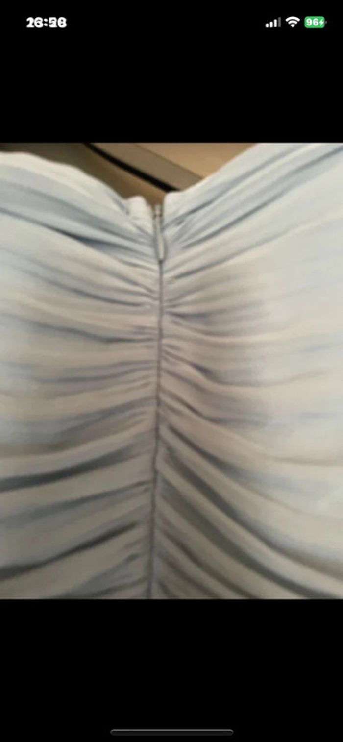 Belle robe été  bustier en mousseline Zara taille XL - photo numéro 6