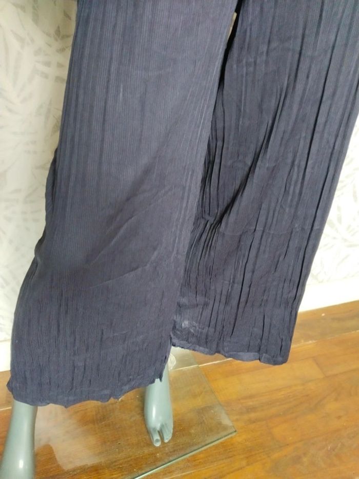 Sublime pantalon plissé jambes larges femme taille 36 38 40 42 44 46 - photo numéro 8