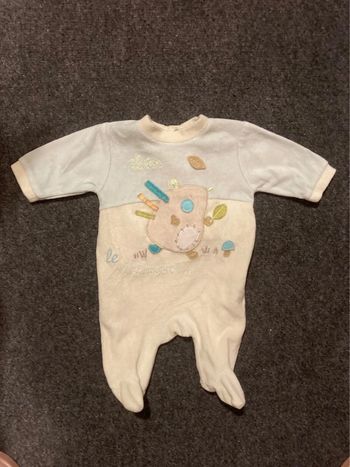 Pyjama mixte Léon le hérisson - Taille 1 mois