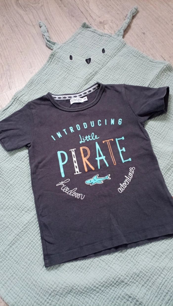 T-shirt garçon 36 mois pirate