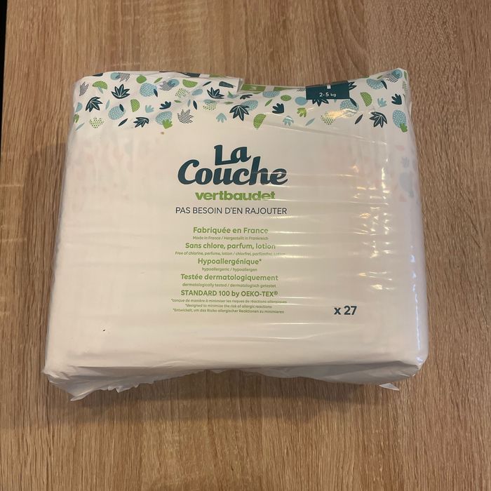 Couche verbaudet taille 1 soit 2-5kg