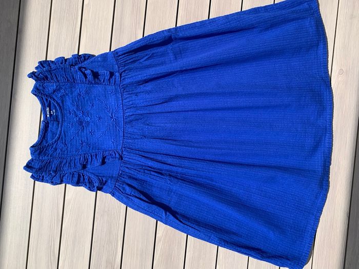 Robe bleue indigo 8 ans. - photo numéro 2