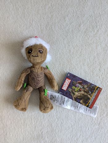 Peluche Épaule Aimantée Groot de Noël Marvel - NEUVE !
