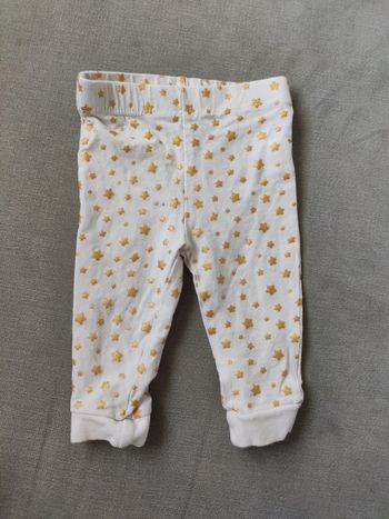 Legging blanc in extenso 6 mois