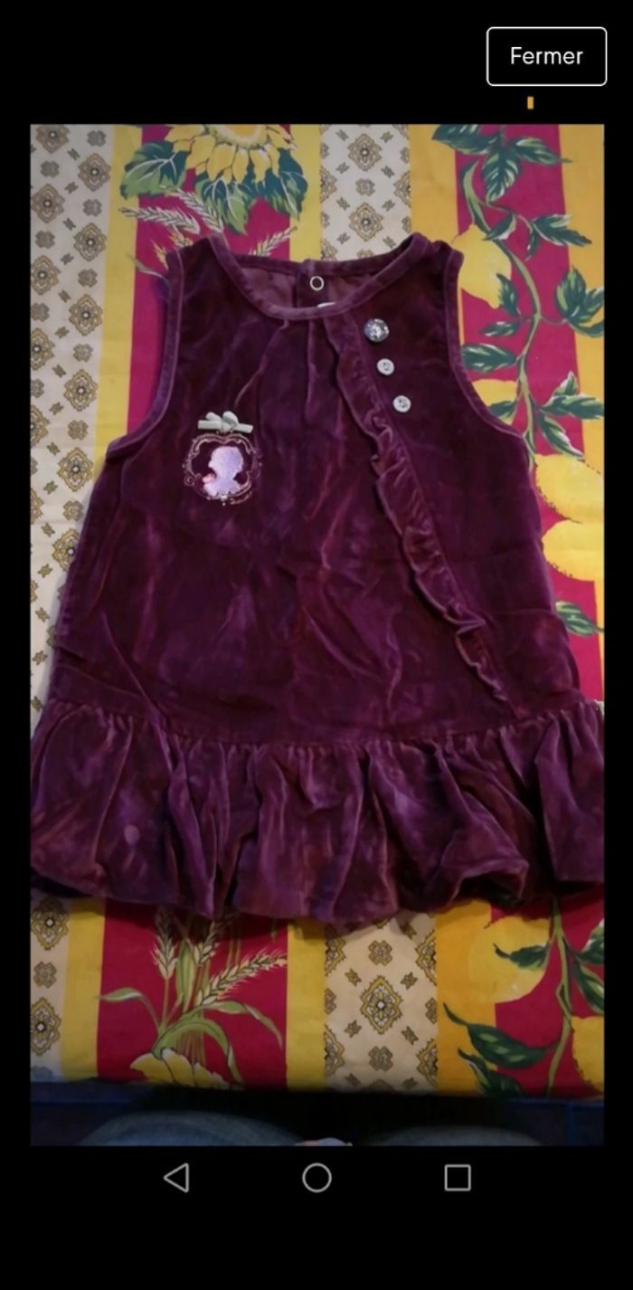 Robe velours