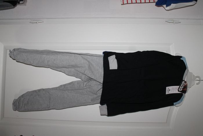 pyjama star wars gris et noir 6 ans - photo numéro 2