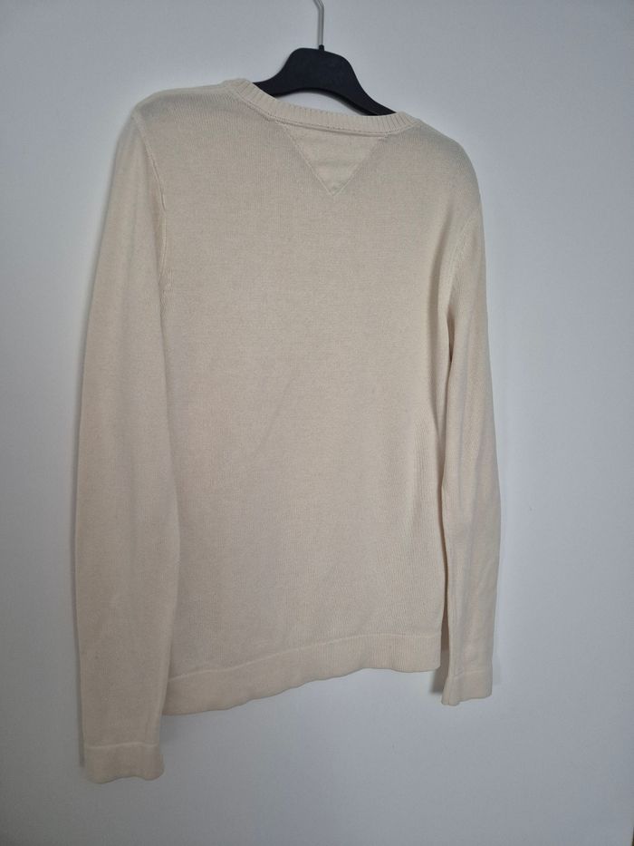 Pull écru classic vintage - Tommy Hilfiger Denim - Taille S - photo numéro 6