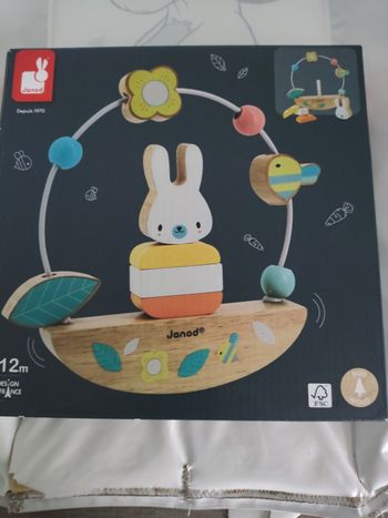 Jeu d'éveil en bois janod