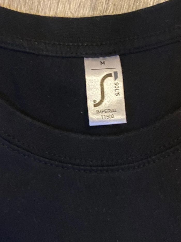 t-shirt noir, jeune arbitre de hand/ de foot - photo numéro 8