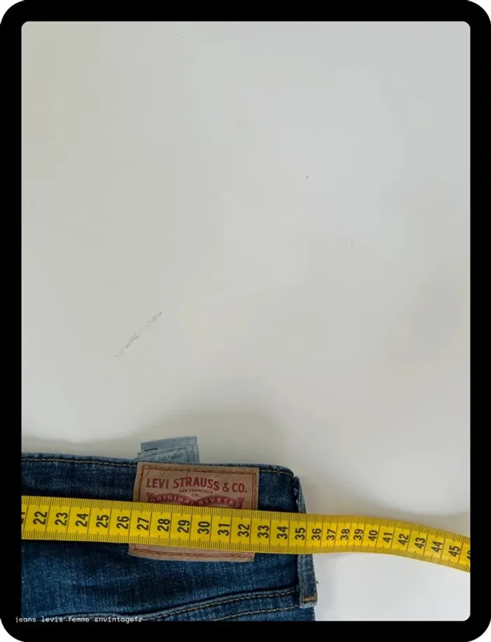Jean Levi's Femme 721 High Rise Skinny Marine | Taille W29 L30 FR38 | BP143 - photo numéro 12