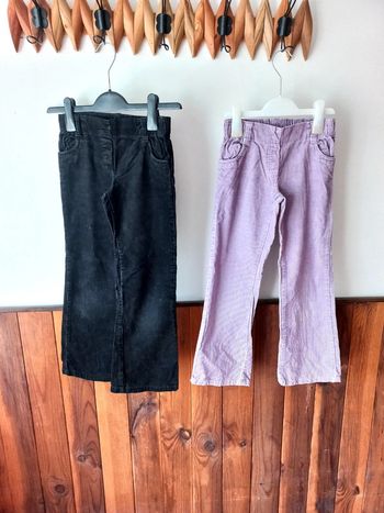 Pantalon en velours lot de 2