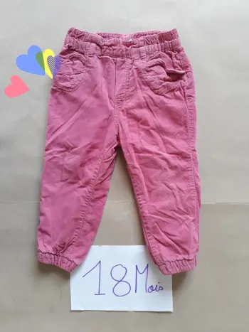 Pantalon velours 18-24 Mois