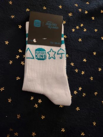 Paire de chaussette Squid Game Burger King