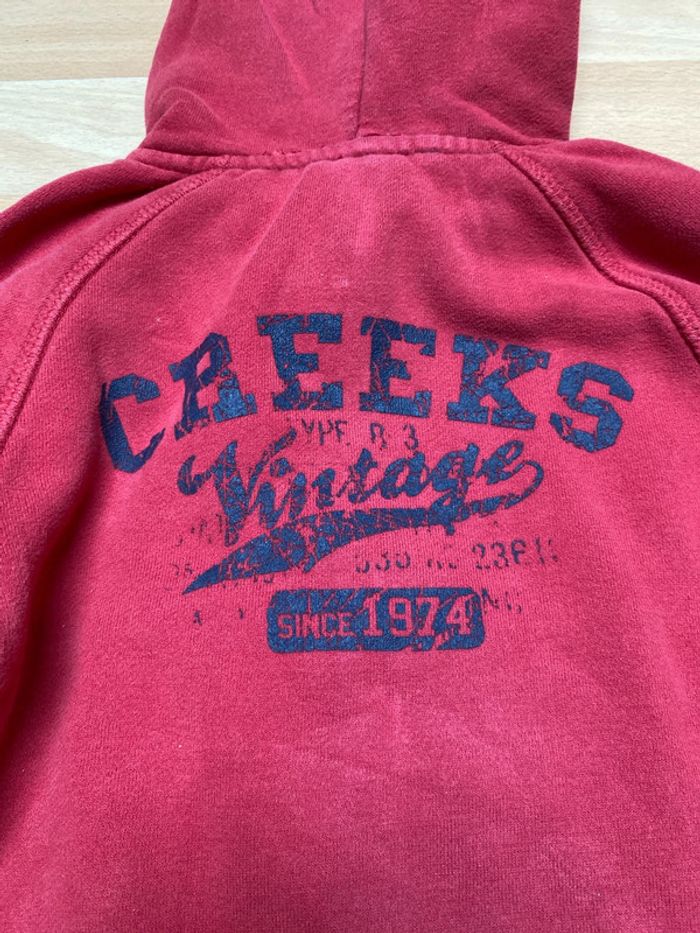 Blouson zippé rouge 3 ans Creeks - photo numéro 5