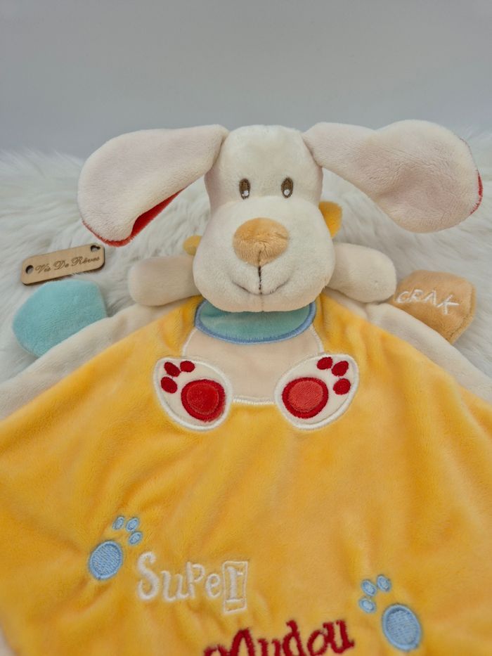 Doudou plat Chien Super Doudou Baby Nat BN215 - photo numéro 2