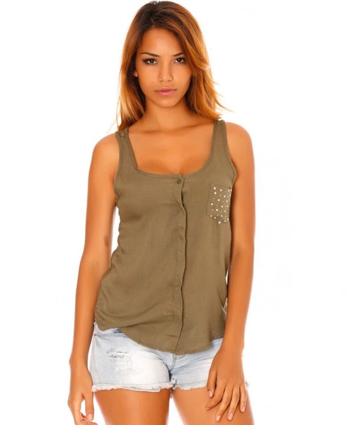 Chemisier sans manche