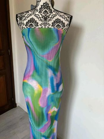 Robe Bustier multicolore 38