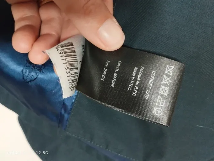 Parka Multipoches Bleu marine IZAC taille L - photo numéro 14
