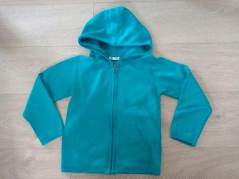 Gilet zippé vert DPAM 6 ans