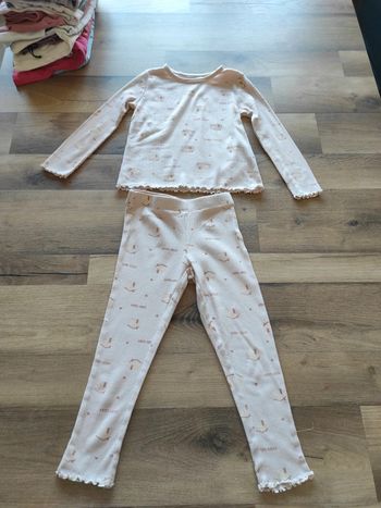 Pyjama côtelé Kiabi 4 ans