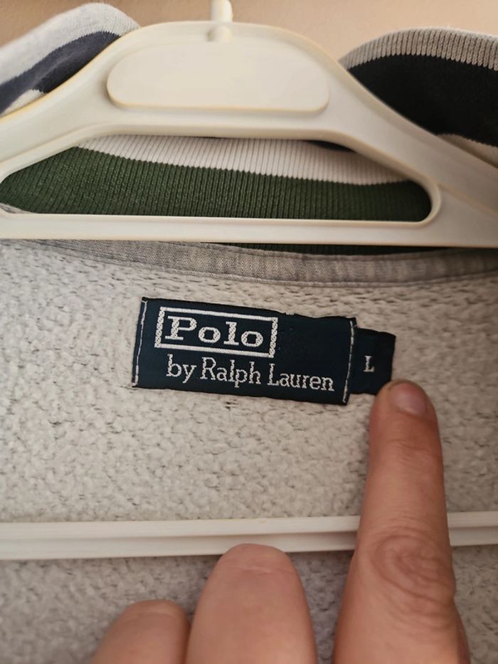 Veste zippée ralph lauren L vintage - photo numéro 4