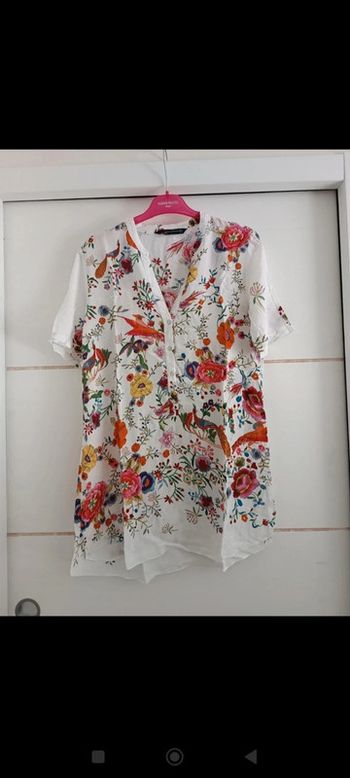 Blouse fleurie Zara femme taille M