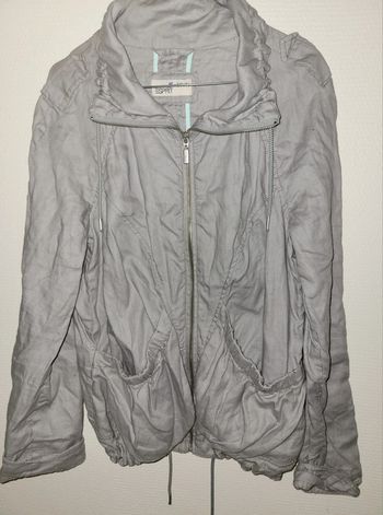 Veste blouson gris esprit