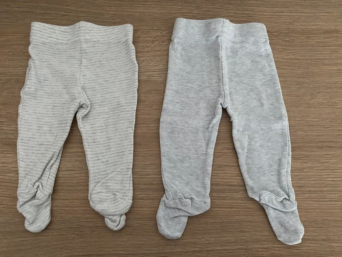 Lot 2 pantalons pieds fermés - photo numéro 2