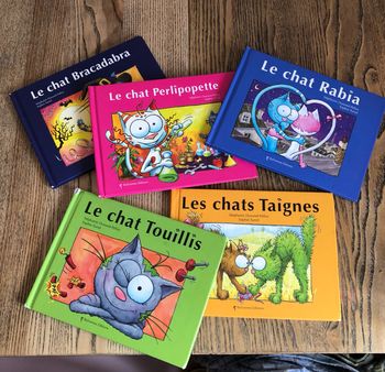 Lot livres les chats