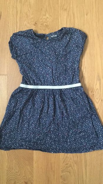 Robe bleue confettis Vertbaudet