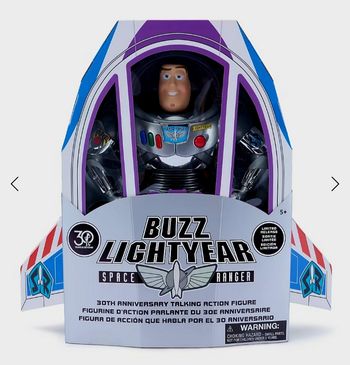 Figurine Buzz l'Éclair parlante 30e anniversaire en édition limitée, Toy Story