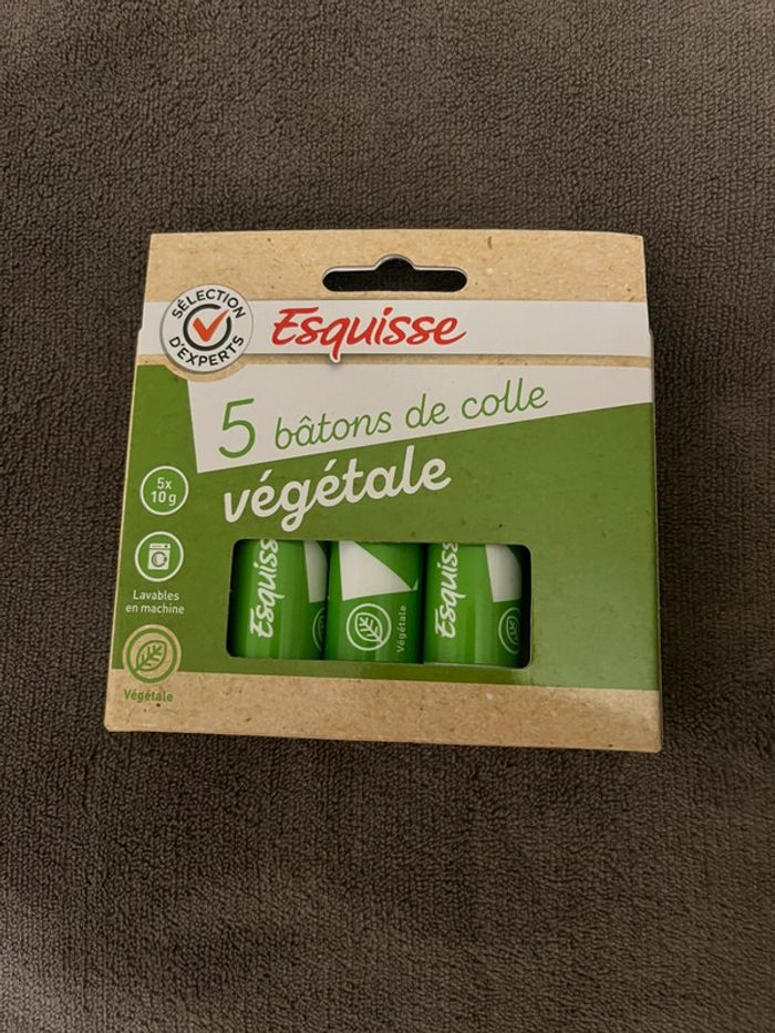 Lot de 5 bâtons de colle végétale Esquisse
