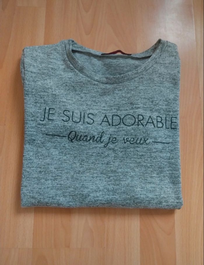 T-shirt manche longue femme S/36 - photo numéro 2