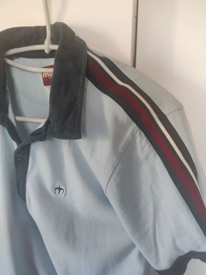 Merc Polo bleu clair M - photo numéro 4