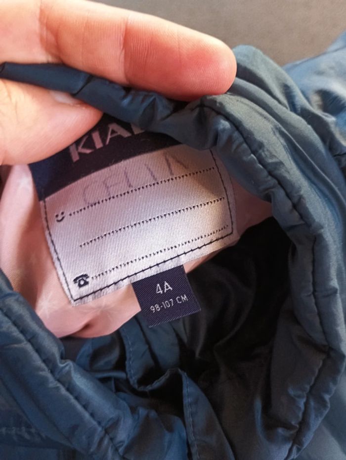 Blouson doudoune Fille 4 ans Kiabi - photo numéro 2