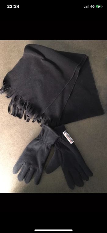 Écharpe et gants
