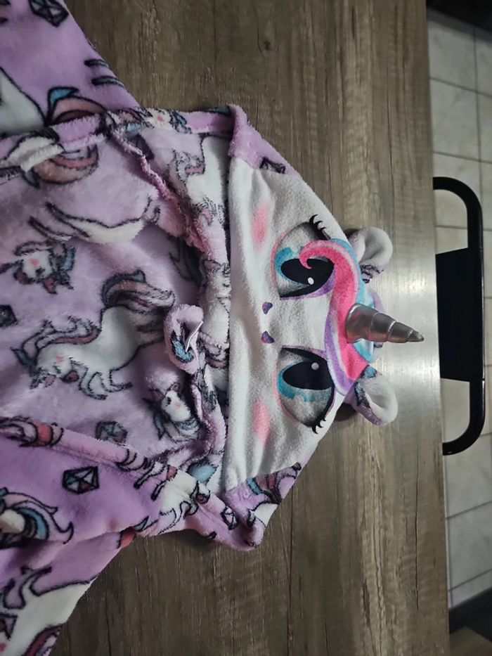 Robe de chambre / peignoir licorne taille 110 116 - photo numéro 3