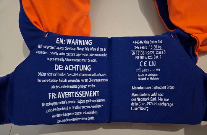 Brassards de nage avec bouée - photo numéro 5