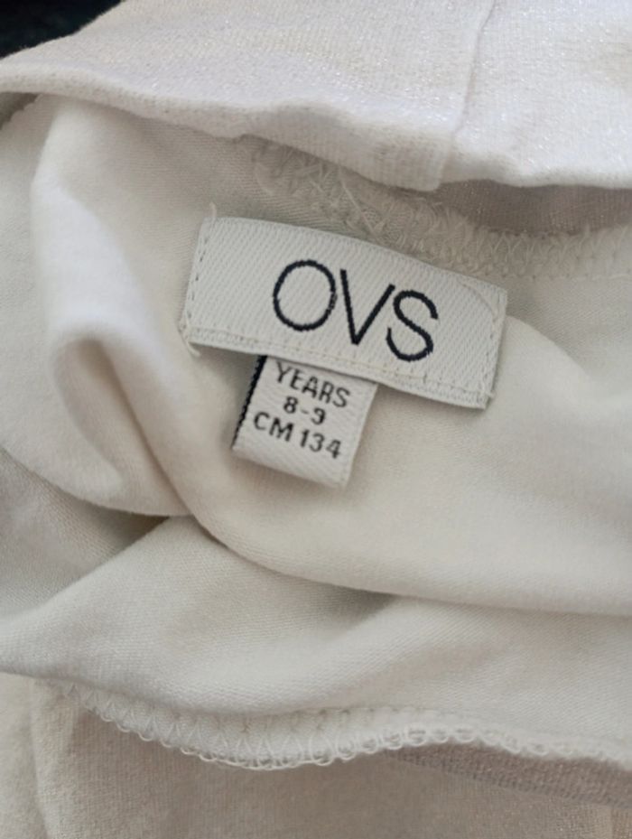 Tee shirt Col roulé crème OVS - photo numéro 3