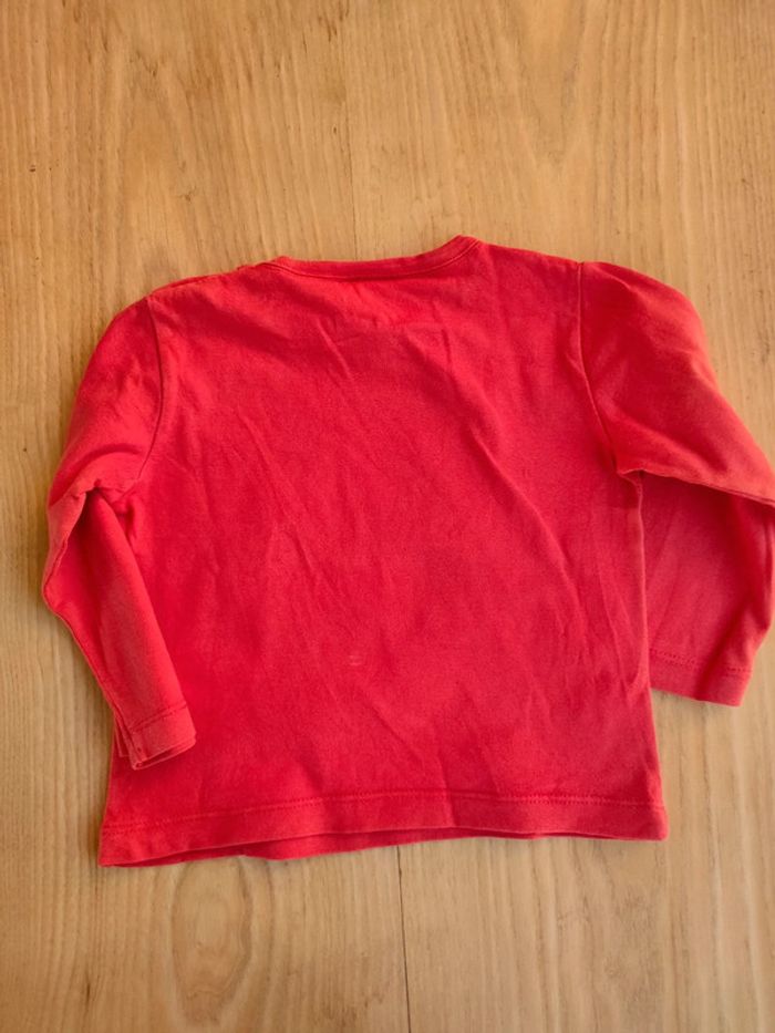 T-shirt étoile manche longue couleur brique 🍂 - photo numéro 4