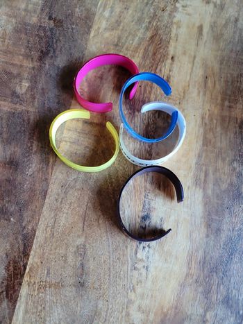 Lot bracelet avec message adulte enfant