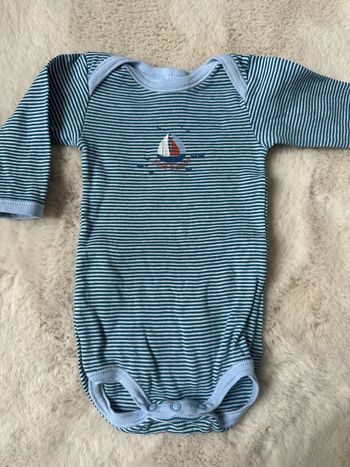 Body 3 mois Petit Bateau bleu