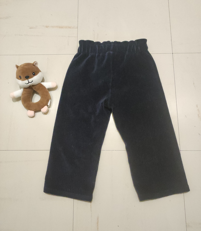 Pantalon bleu marine en velours côtelé 2 ans La redoute - photo numéro 2