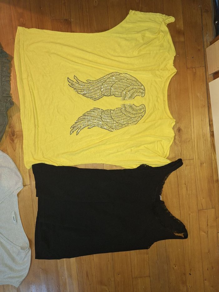Lot 7 t-shirts  femme taille L - photo numéro 4