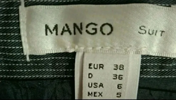 Tailleur jupe chic gris rayé Mango Taille 38 - photo numéro 8