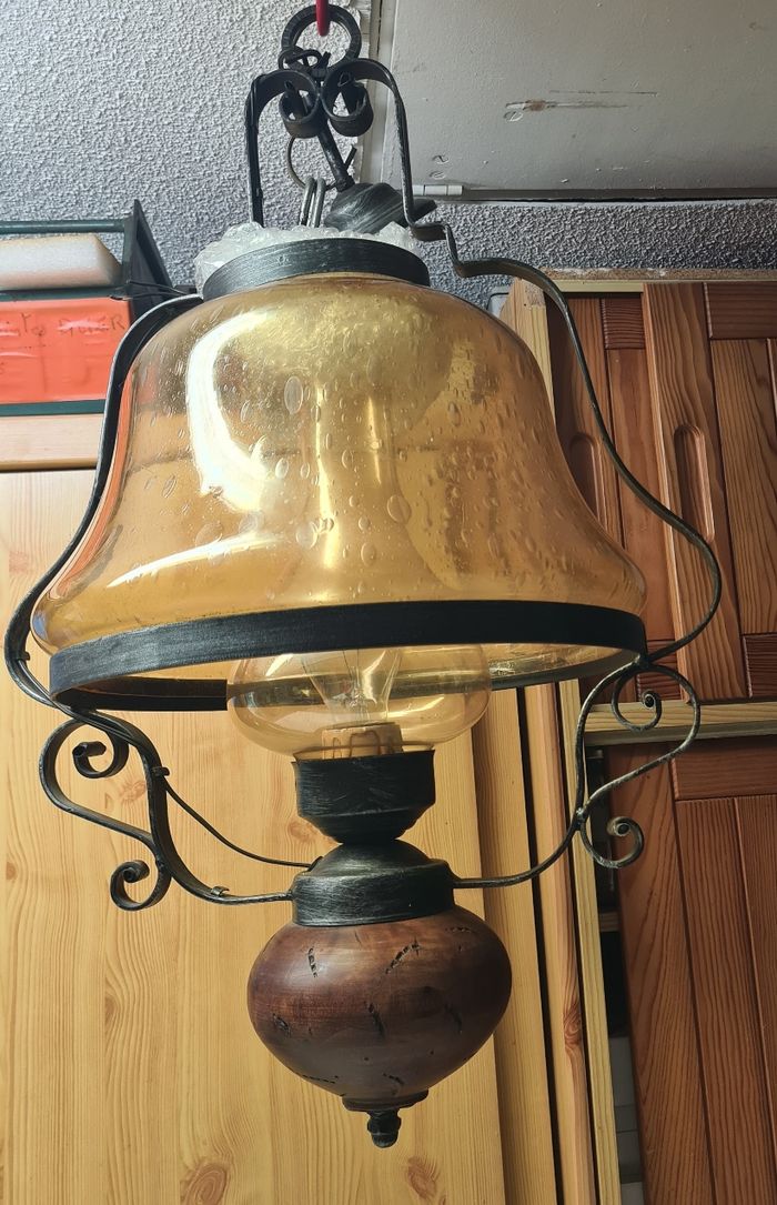 Lustre fer forgé - photo numéro 4
