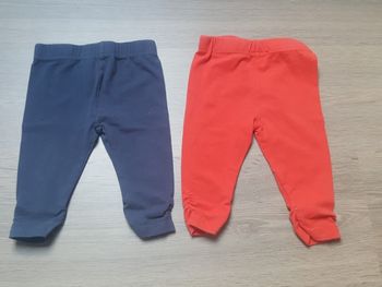 Lot de 2 legging taille 74