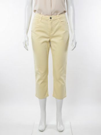 corsair en toile jaune pale Taille 42 Cache Cache Neuf