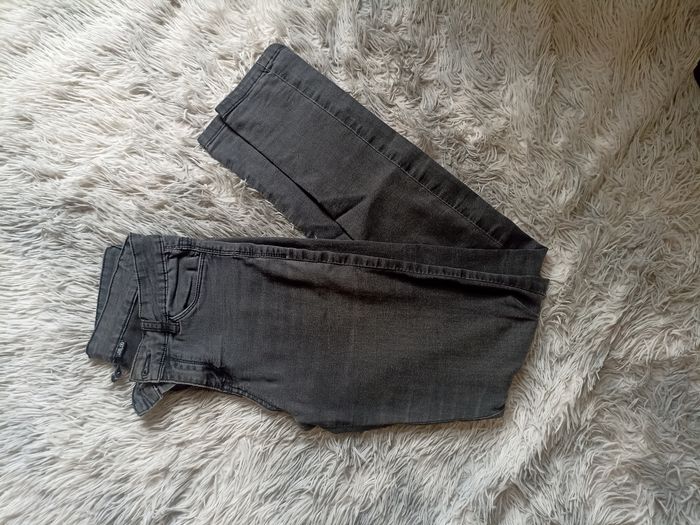 Jeans noir délavé femme taille S/36 #b.a_BASIC - photo numéro 8