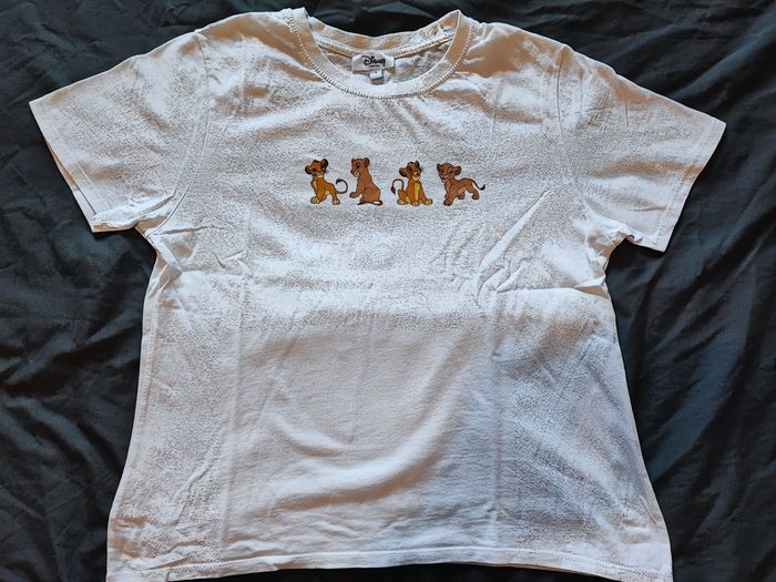 T'es shirt le roi lion blanc Xs